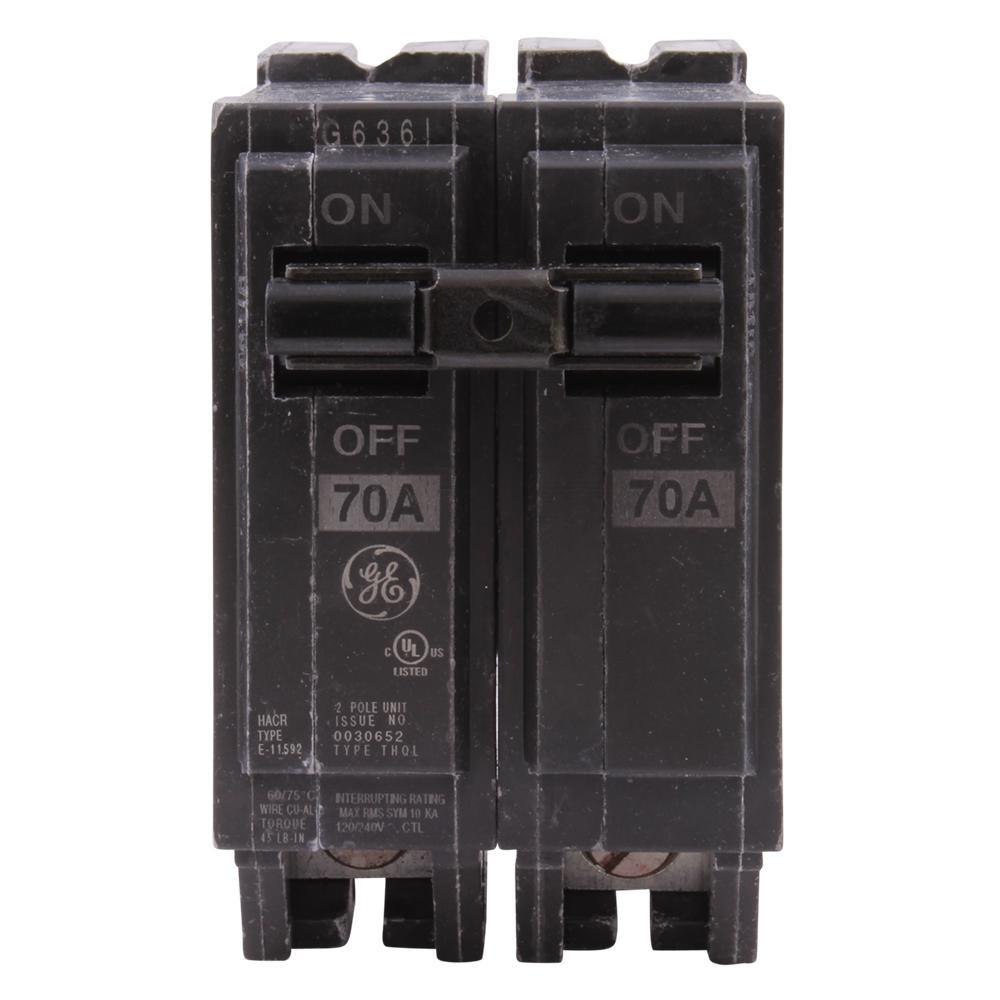 70 Amp 2 in. Double-Pole Circuit Breaker - Super Arbor