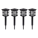 Portfolio 4-Pack 4x Brighter (4.8–5 Lumens) 0.5-Watt Black Solar LED Path Light Kit