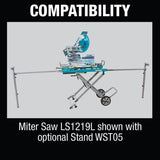 15 Amp 12 in. Dual-Bevel Sliding Compound Miter Saw with Laser