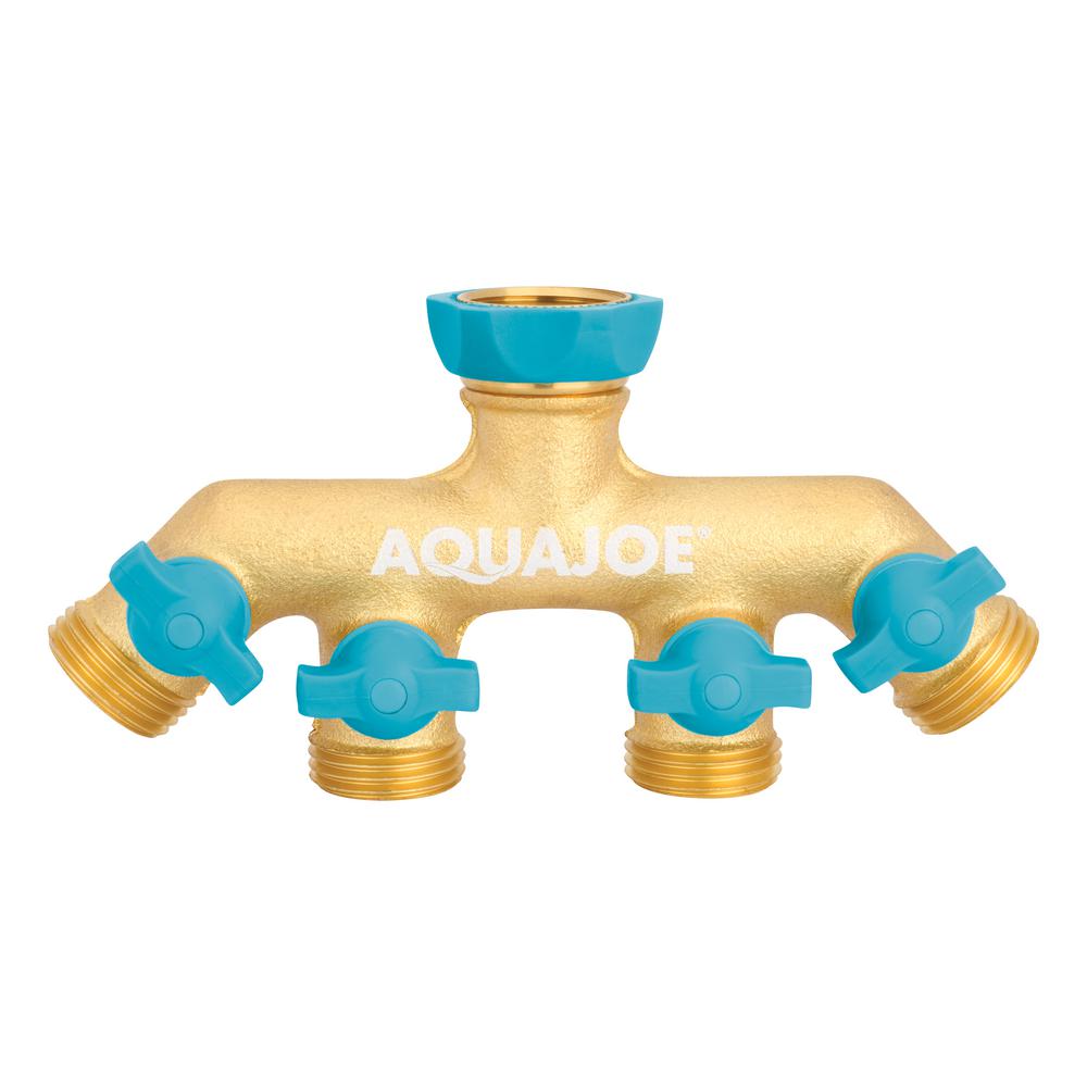 4-Way Garden Hose Splitter - Super Arbor