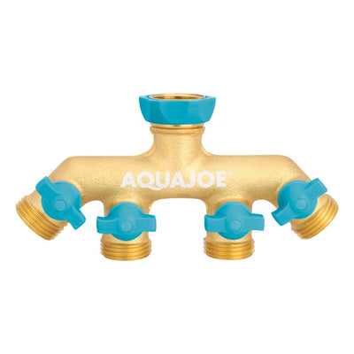 4-Way Garden Hose Splitter - Super Arbor