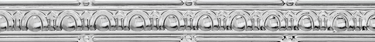 Armstrong Ceilings 4-ft Chrome Metal Crown Ceiling Grid Trim