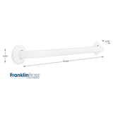 Franklin Brass 5700 Series 42-in Stainless Steel Wall Mount (ADA Compliant) Grab Bar - Super Arbor