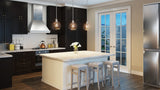 Quoizel Soho Brushed Nickel Industrial Clear Glass Bowl Pendant Light