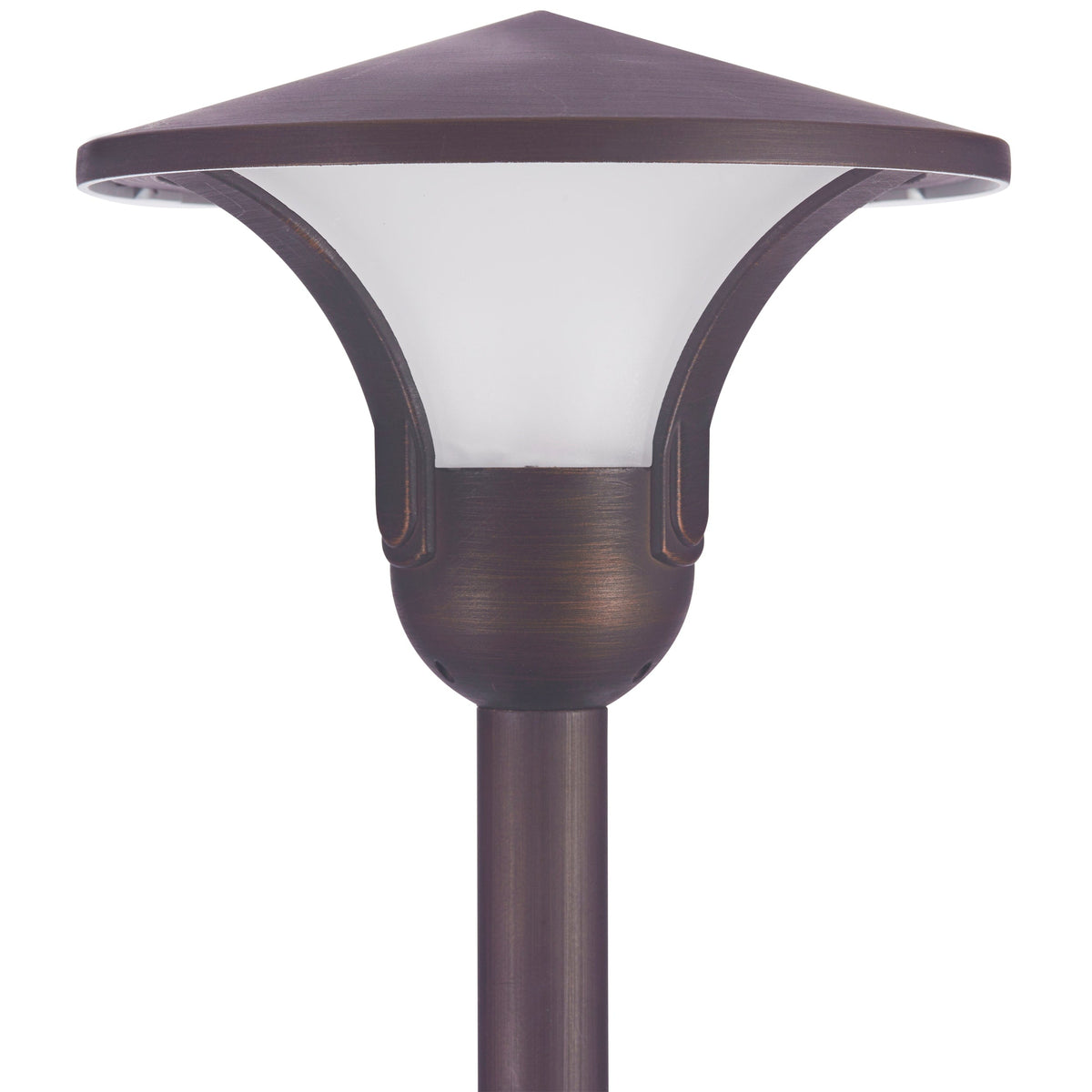 Portfolio 3-Watt Aged Bronze Low Voltage LED Path Light, 90 Lumens, 3000K