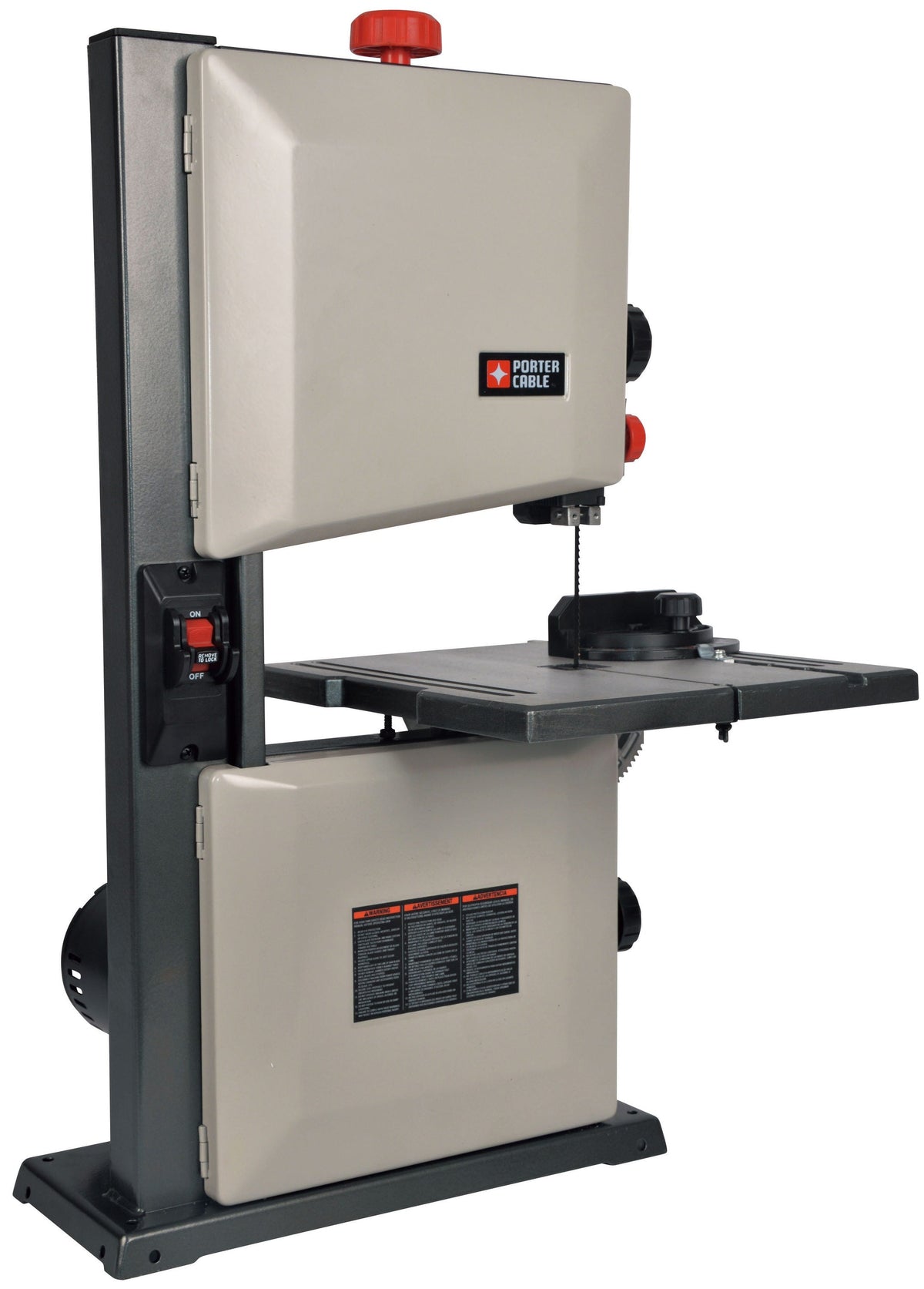 PORTER-CABLE 9-in 2.5-Amp Stationary Band Saw, 59-1/2-in Blade, 12-5/16 x 11-7/8-in Table