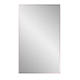 Jensen Styleline 16-in x 26-in Recessed Mount Stainless Steel Mirrored Medicine Cabinet