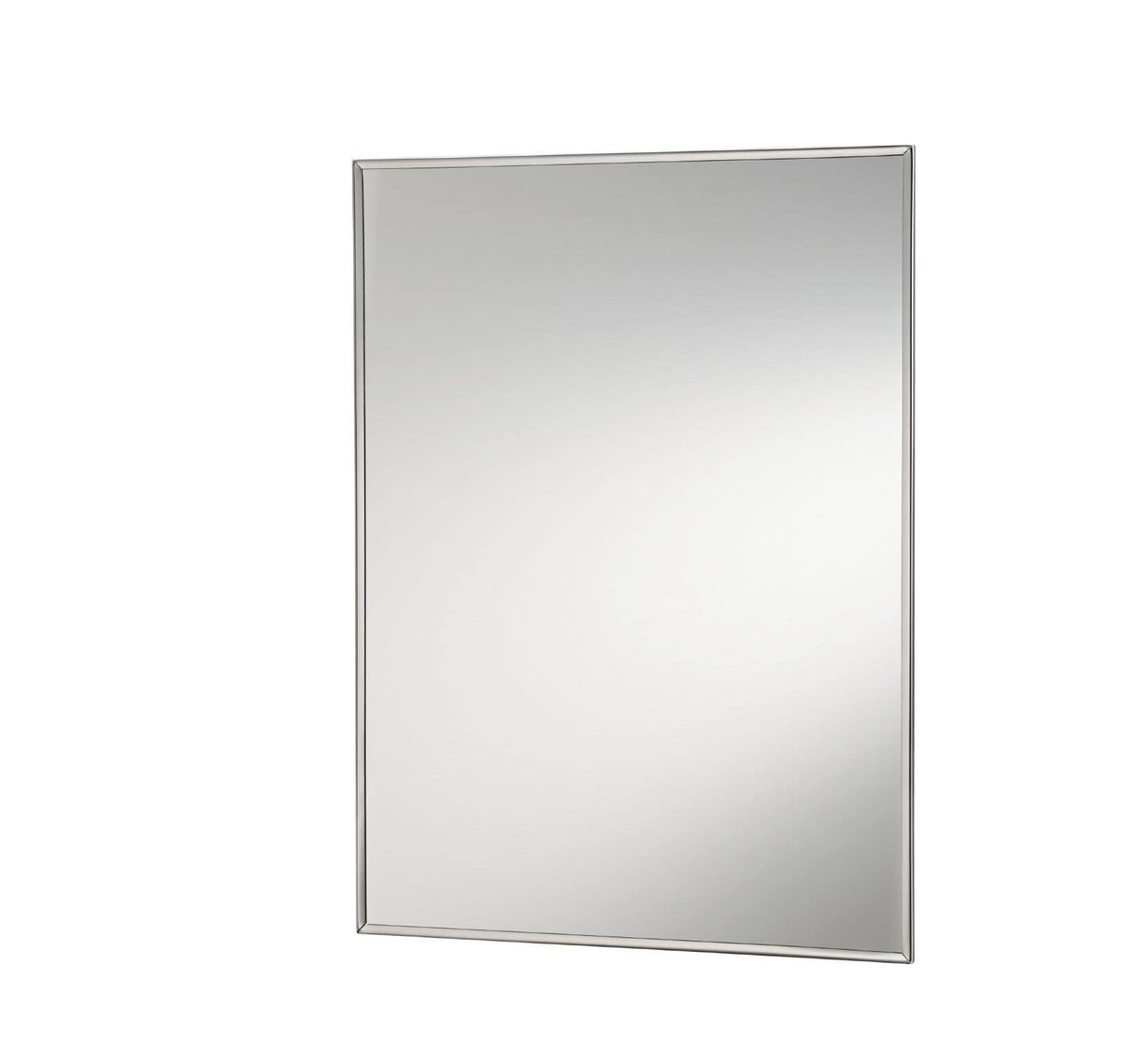 Jensen Styleline 18-in x 36.125-in Surface Mount Stainless Steel Mirrored Medicine Cabinet