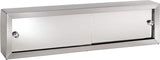 Jensen Cosmetic Boxes 48.25-in x 8.75-in Surface Mount Stainless Steel Mirrored Medicine Cabinet