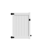 Freedom Bolton 5-ft H x 4-ft W White Vinyl Fence Gate Kit (Unassembled)