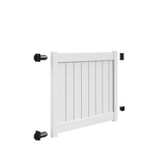 Freedom Bolton 4-ft H x 5-ft W White Vinyl Fence Gate Kit (Unassembled)