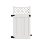 Freedom Conway 6-ft H x 4-ft W White Vinyl Fence Gate Kit (Unassembled)