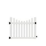 Freedom Coventry 4-ft H x 5-ft W White Vinyl Fence Gate Kit (Unassembled)