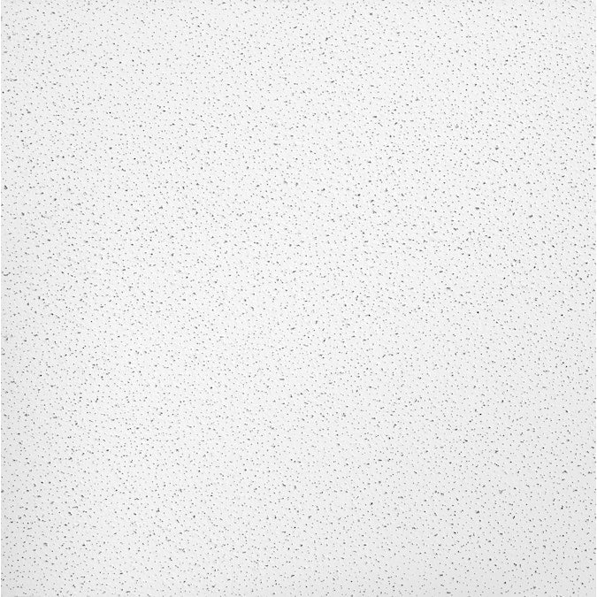 Armstrong Ceilings 2-ft x 2-ft Fine Fissured Contractor White Mineral Fiber Drop Ceiling Tile (16-Pack, 64-sq ft / Case)
