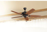 Harbor Breeze Coastal Creek 52-in Bronze LED Indoor Ceiling Fan with Light Kit, Reversible Toffee/Cocoa Blades (5-Blade)