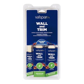 Valspar 3-Pack Polyester Flat and Angle 2-in Paint Brush Set - Super Arbor