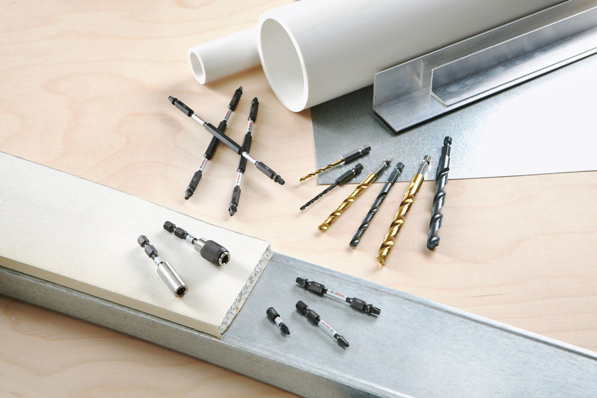 Bosch Impact Tough 3-Piece 1/4-in x 2-1/2-in Double-Ended Square/Robertson Impact Driver Bits