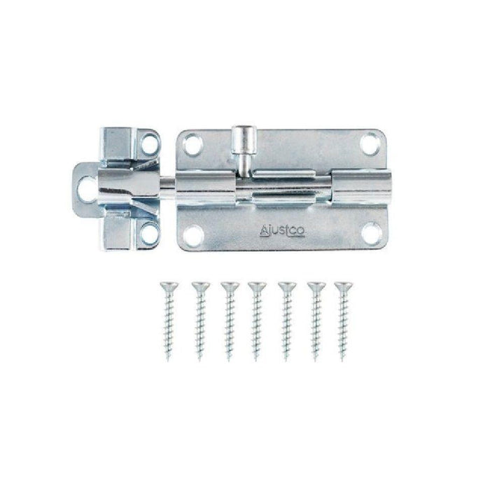 2-1/2 in. Zinc-Plated Barrel Bolt - Super Arbor