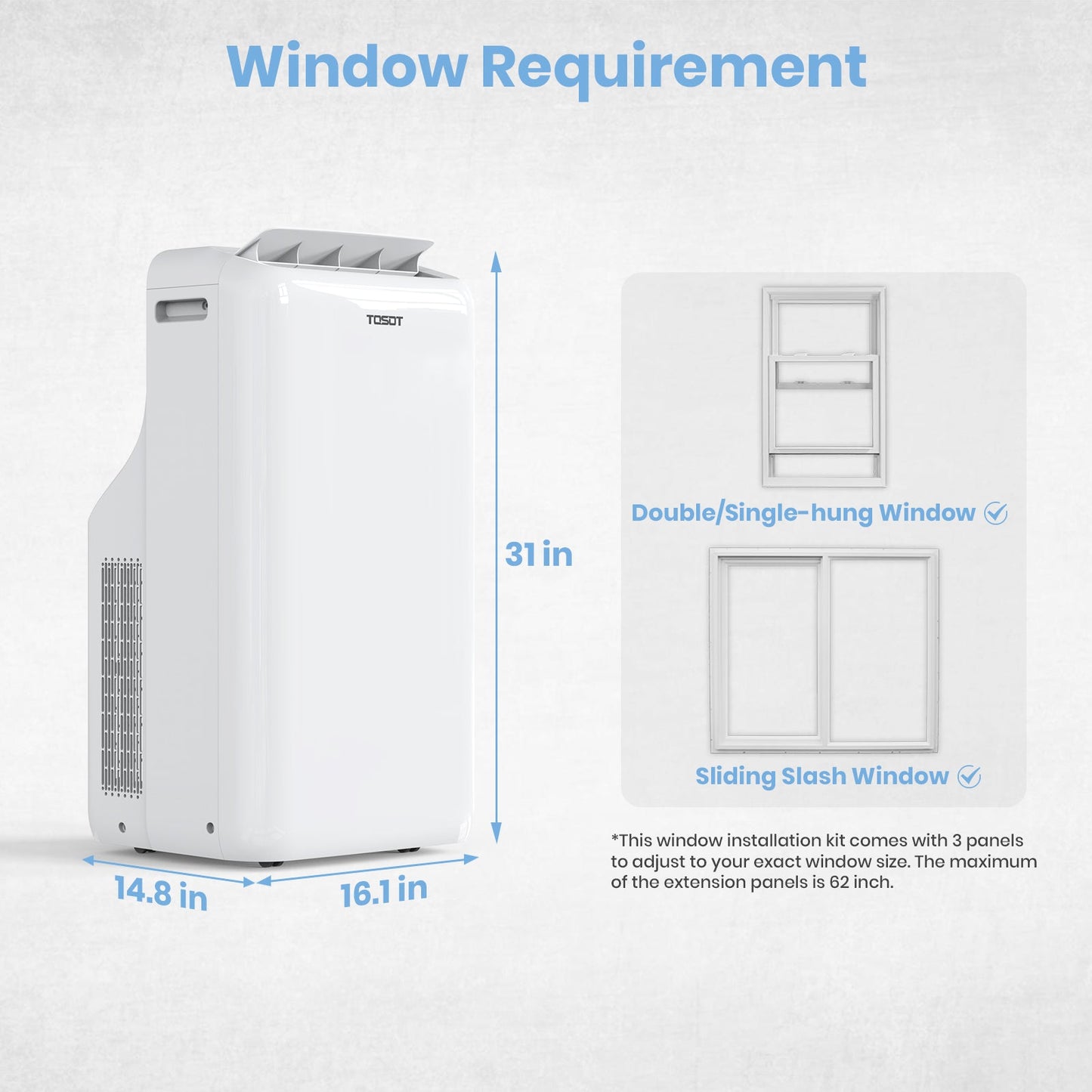 Aomi 14,000 BTU Heat Pump Portable Air Conditioner image 4