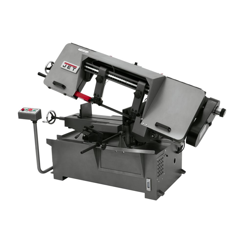 10 in. x 16 in. 1-1/2 HP, 230-Volt/460-Volt Metalworking Horizontal Mitering Bandsaw 3Ph - Super Arbor
