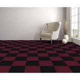 Achim Nexus Self-Adhesive Carpet Floor Tile, 12" x 12", Jet (12 Tiles/Box)