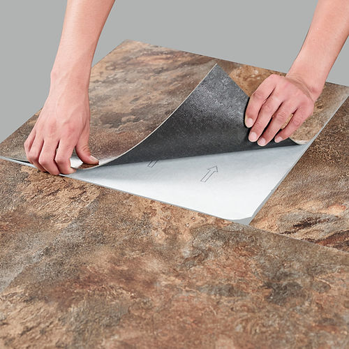 Achim Majestic Rustic Copper Slate 18-in x 18-in Peel and Stick Vinyl Tile Flooring (22.5-sq ft)