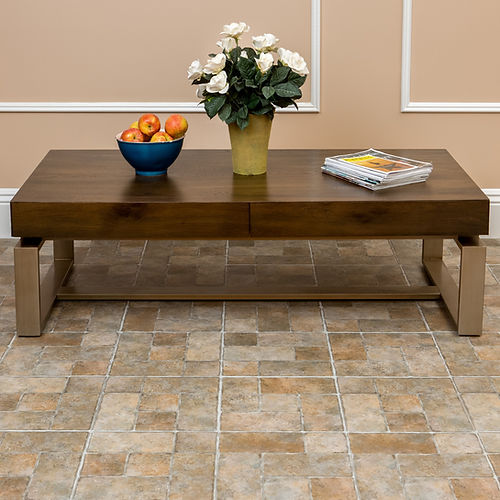 Achim Nexus Self Adhesive Vinyl Floor Tile – Spanish Rose, 12 x 12, 20 Tiles (20 sq. ft.)