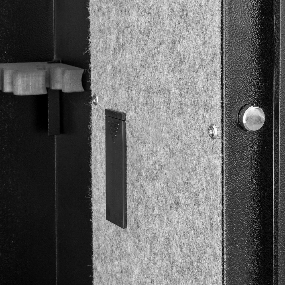 9-Gun Safe Electronic Lock Combination Security Box, Textured Black - Super Arbor