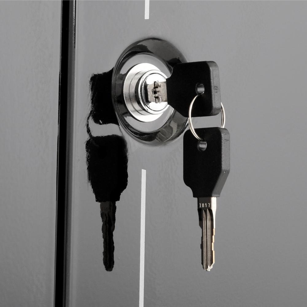 18-Gun Key Lock Security Cabinet, Black - Super Arbor