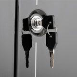 18-Gun Key Lock Security Cabinet, Black - Super Arbor