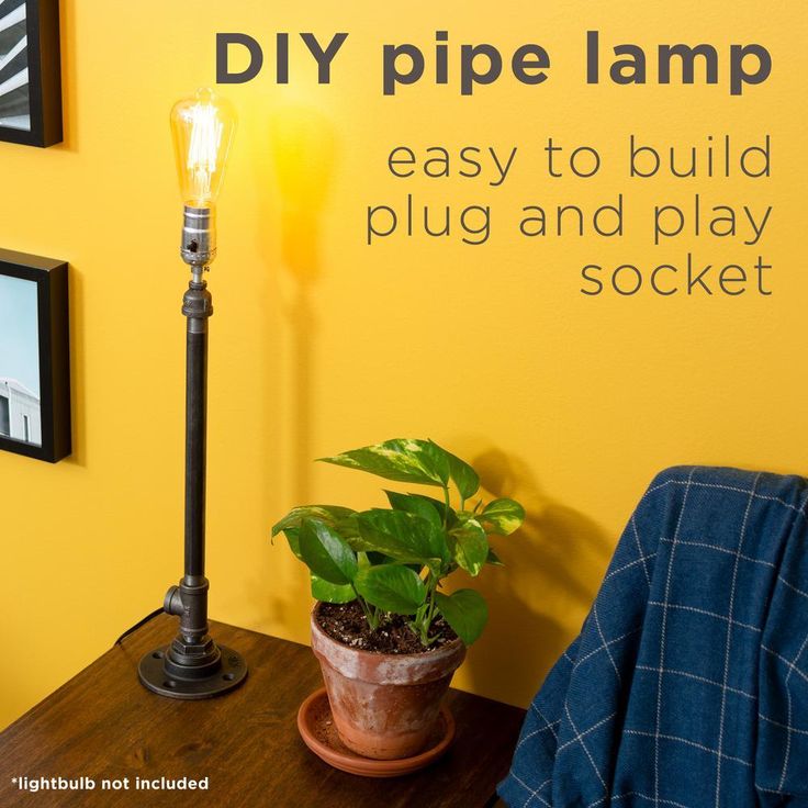1/2 in. Black Steel Pipe 20.5 in. H Torch Style Lamp Kit