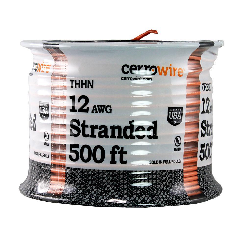 500 ft. 12/1 Blue Stranded THHN Wire - Super Arbor