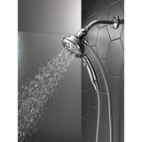 SureDock 7-Spray 5 in. Single Wall Mount Handheld H2Okinetic Shower Head in Chrome - Super Arbor