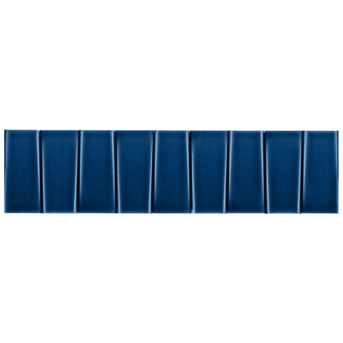 Colorplay Steps Nautical Blue 4.5x18 Crackled Glossy Ceramic Tile