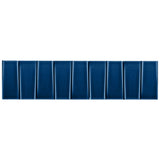 Colorplay Steps Nautical Blue 4.5x18 Crackled Glossy Ceramic Tile