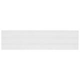 Colorplay Fluted White 4.5x18 3D Crackled Glossy Ceramic Tile