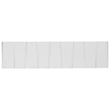 Lux Tile Colorplay Steps White 4.5x18 3D Glossy Crackled Ceramic Tile