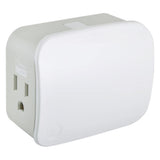 GE Enbrighten Z-Wave Plus 15-Amp 120-Volt White Plug-in Smart Switch, 1-Outlet (Model 28169)