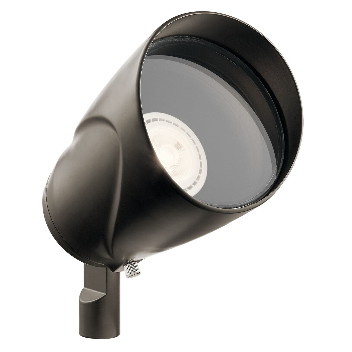 Kichler 400-Lumen 5-Watt Olde Bronze Low Voltage Hardwired LED Landscape Flood Light