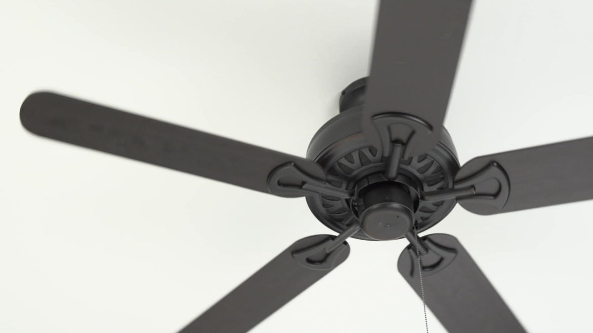 Harbor Breeze Calera 52-in Antique/Aged Bronze Indoor/Outdoor Ceiling Fan, 5-Blade, Pull Chain