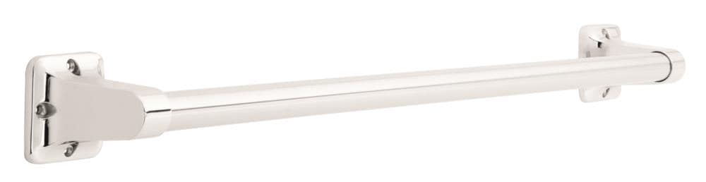 Delta 24-in Polished Chrome Wall Mount Grab Bar, 300-lb Capacity