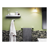 Delta Vero Double Towel Hook in Brilliance Stainless Steel, 1.7 in H x 4 in W x 2.3 in D