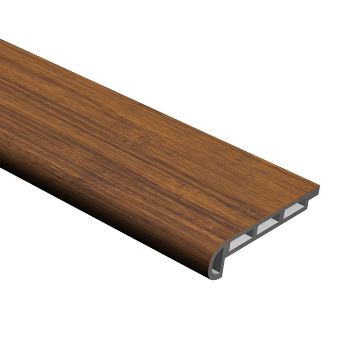 Cali Bamboo Vinyl Pro Stair Nosing, 2.07-in x 72.83-in, Java – Prefinished