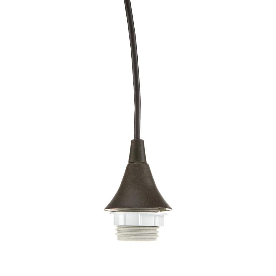 Portfolio Matte Black Transitional Teardrop Pendant Light - Super Arbor