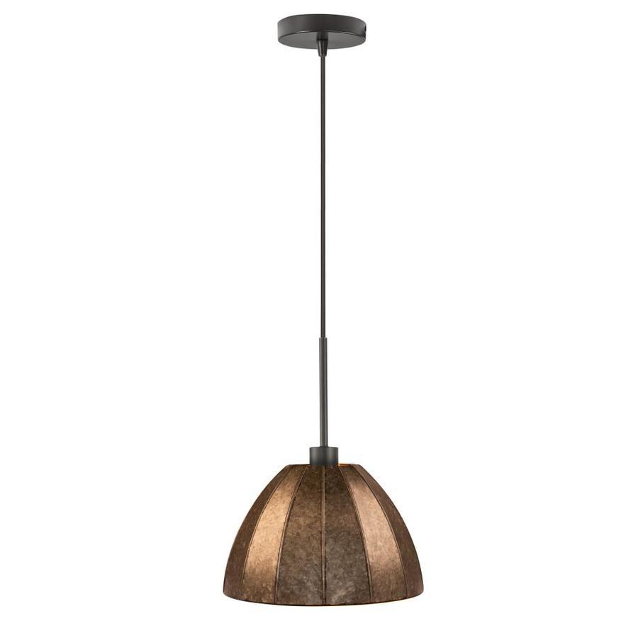 Portfolio Brushed Nickel Transitional Cylinder Pendant Light - Super Arbor