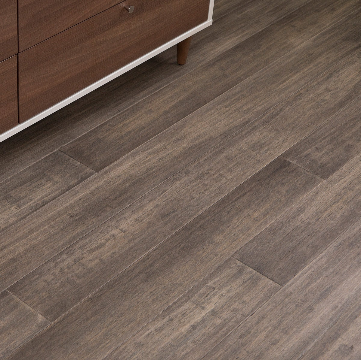 CALI Bamboo Fossilized Boardwalk Solid Bamboo Flooring, 9/16 in. T x 5-3/8 in. W x 72 in. L, Tongue & Groove, 26.89 sq. ft./Case