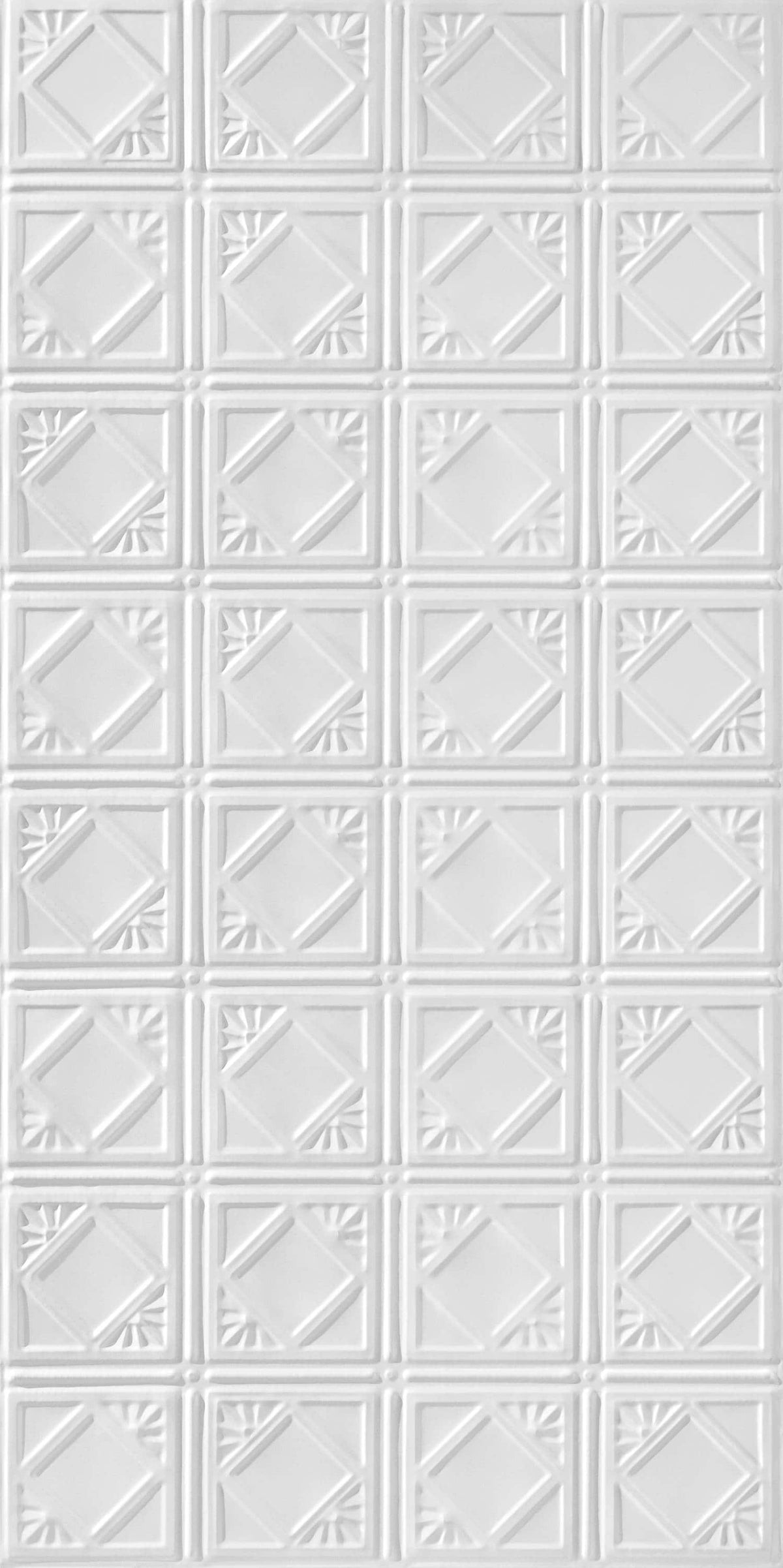 Armstrong Ceilings 48-in x 24-in Metallaire Fans White Metal/Tin Surface-Mount Panel Ceiling Tiles