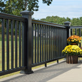 Fiberon 5-in x 5-in Obsidian PVC Deck Post Base Trim