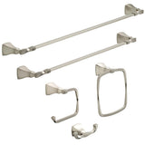 Delta Sawyer 24-in Satin Nickel Wall Mount Single Towel Bar