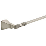 Delta Sawyer 24-in Satin Nickel Wall Mount Single Towel Bar